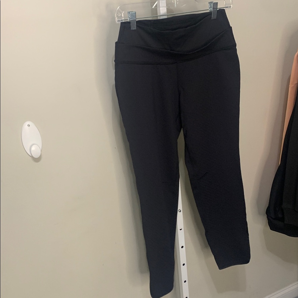 Lululemon high waist double waist pants in black size 4 - Picture 3 of 5